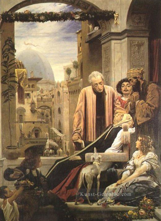 Der Tod von Brunelleschi 1852 Akademismus Frederic Leighton Ölgemälde